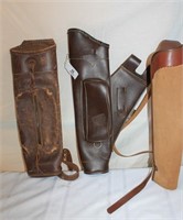 3 Leather Quivers