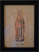 Attributed to Andy Warhol Original Coke Bottle