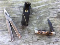 Leatherman Multi Knife & Camillus Pocket Knife