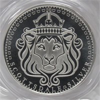 1 Oz. Scottsdale Lion Silver Coin