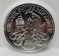 1 Oz. Austrian Philharmonic Silver Coin