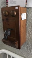 Wall Phone Cabinet, No Parts Inside