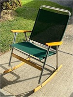 Folding Outdoor Rocking Chair