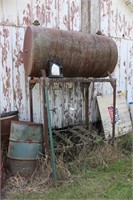 Gas Barrel on Stand