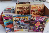 Cookbooks, Magazines, Maps