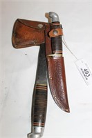 Western Hatchet & Knife Set (See Desc)