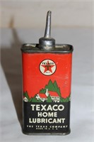 Vintage Texaco Home Lubricant Can (Empty)