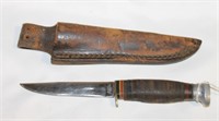 Ka-bar 1232 Knife w/Sheath, 4" Blade