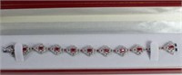 4.5ct. Genuine Ruby Bracelet