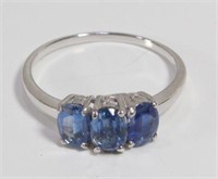 Genuine Blue Kyanite Ring