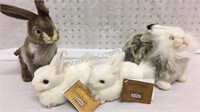 4 Hansa Portraits of Nature Rabbit Stuffed