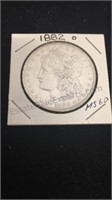 1882 Morgan Silver Dollar