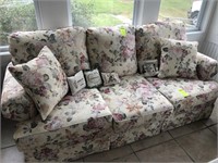 Floral Sofa and Love Seat