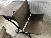 Vintage School Desk