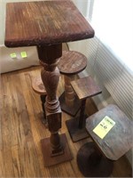 Group of 5 Plant Stands
