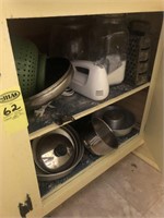 In Kitchen Items in 2 Cabinets & 2 Drawers