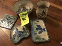 5 pc. Janet Resnik Pottery