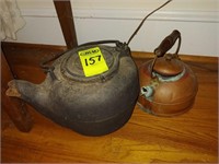 Cast Iron and Copper Kettles