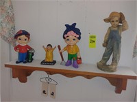 4 Child Figurines