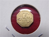 Gold: Rare 1886 California Gold "Eureka" Charm
