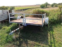 Tilt bed trailer 6.5' x 10'