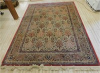 French Lys Wool Blend Area Rug.