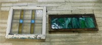 Stained and Slag Leaded Glass Windows.