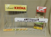 French General Store Advertising Displays.