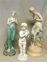 Figural Garden Statues.