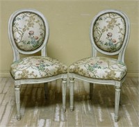 Louis XVI Style Side Chairs.