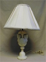 Alabaster Urn Form Lamp.