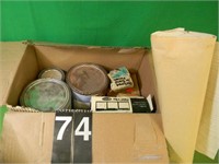 Box of Painting Supplies