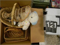 Box with Basket and Bear ~ File Box