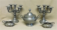 Continental Pewter Selection.