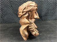 Antique Wooden Carving of Jesus