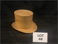 Antique Wooden Top Hat