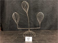 metal wire hat stand