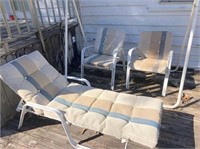 lawn chairs, lounger swing