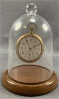 Omega Pocketwatch in Display Case - Working