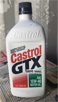 Box with 10 Quarts Castrol GTX 10W-40 Motor Oil