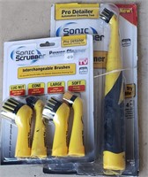 Sonic Scrubber Pro Detailer with Extra Tips