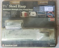 American Lock 7 1/4" Heavy Zinc Plated Hasp