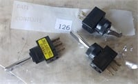 Lot of Three Toggle Switches
