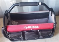 Brand New Husky 17" Open Tool Tote with Rotating