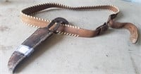 A Vintage Belt with a Sheath