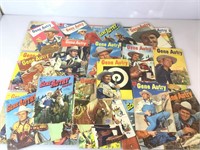 36 vintage Gene Autry 10 cent comic books,