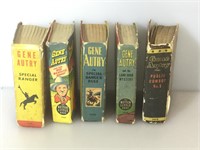Gene Autry collectibles, 5 vintage Big Little and
