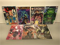 7 assorted comics incl. Spider-Man, Wolverine,