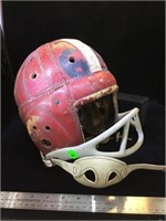 Vintage leather Football Helmet