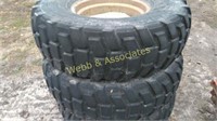 14 - Irrigation pivot tires, 14.5R20, located in